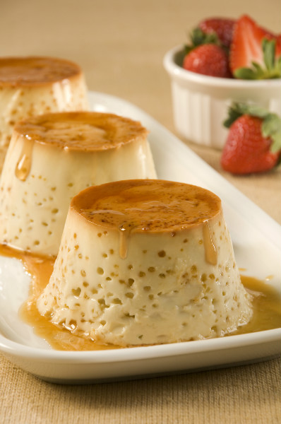 Flan de Plátano a la Canela