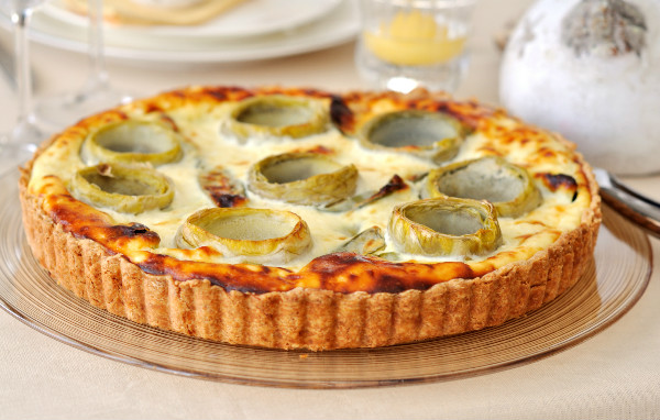 Quiche de Alcachofas