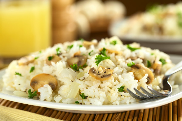 Arroz con Champiñones