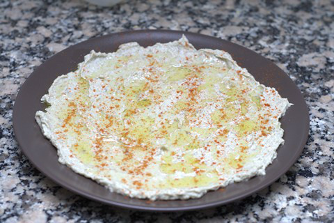 Hummus de berenjena o Mutabbal