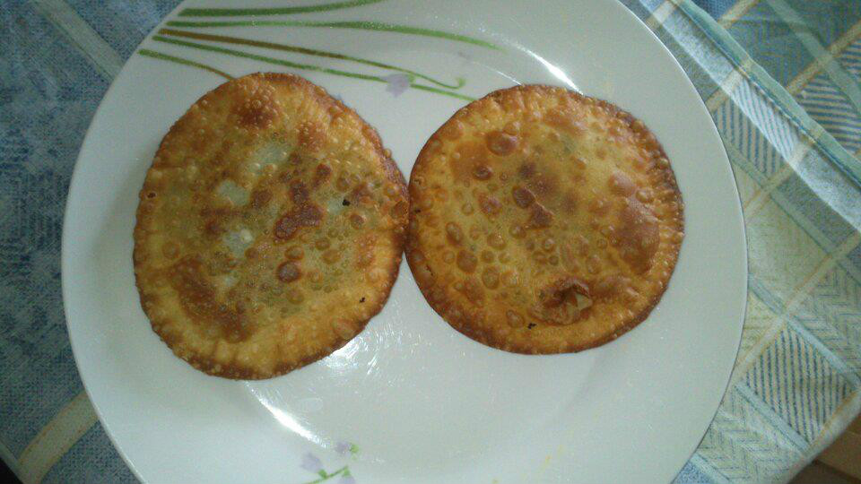 Empanadillas verdiblancas