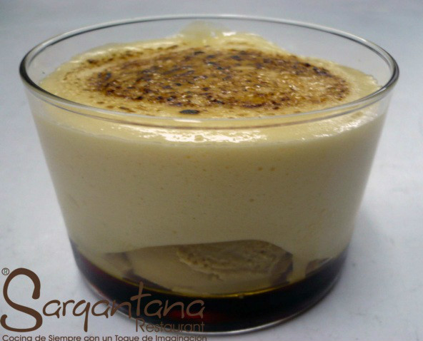 Crema catalana, helada y quemada