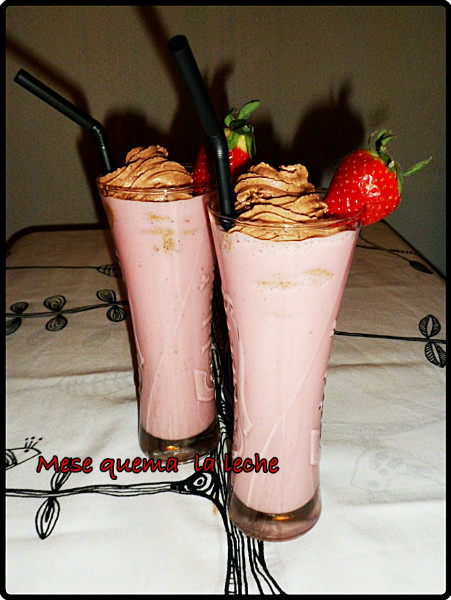 Batido de fresa