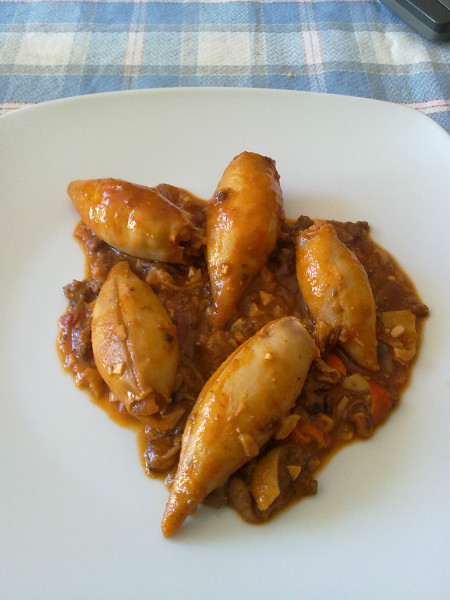 Calamares rellenos