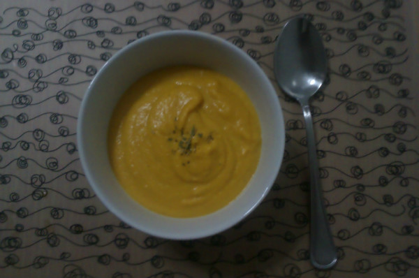 Crema de zanahoria