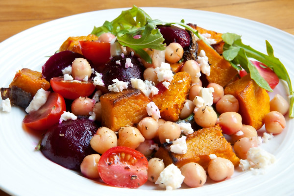 Ensalada Vegetariana de Garbanzos