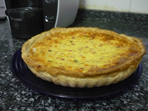 Quiche de Verduras y jamón