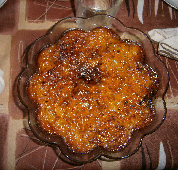 FLAN DE MANZANA