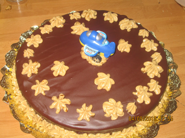 tarta de chocolate y moka