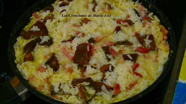 RISOTTO DE SETAS CON BACÓN