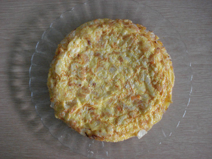 Tortilla de coliflor