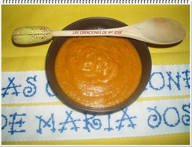 PURÉ DE VERDURAS CON QUESO AZUL