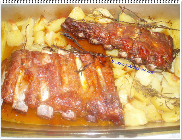 COSTILLA ADOBADA AL HORNO