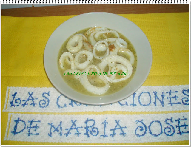 CALAMARES EN SALSA VERDE