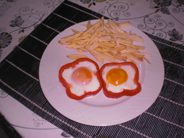 Huevos en flor