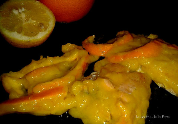 Salmón salvaje a la naranja