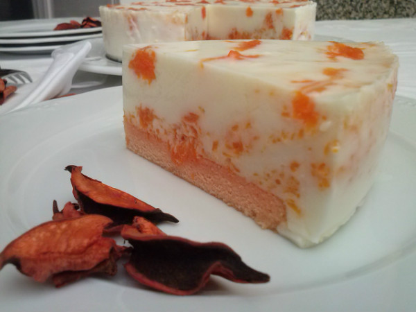 TARTA DE QUESO CON CREMA DE CALABAZA