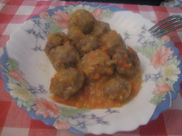 Albóndigas en salsa