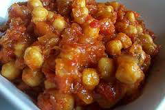 Garbanzos con tomate