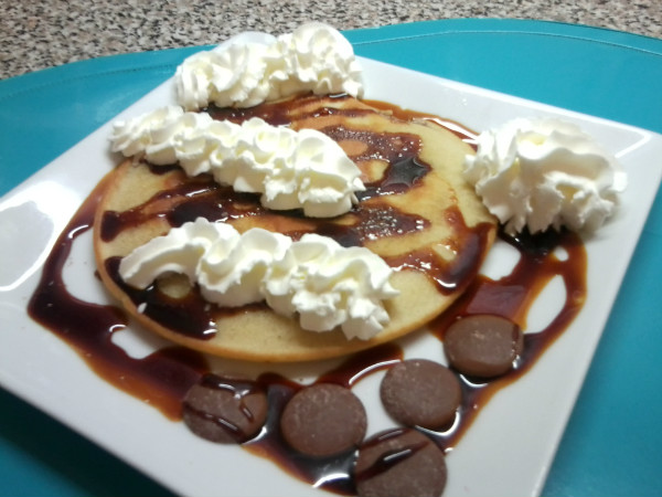 TORTITAS CON CHOCOLATE