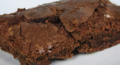 Brownie de chocolate con nueces