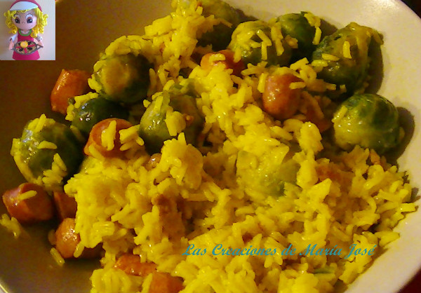 ARROZ CON COLES DE BRUSELAS