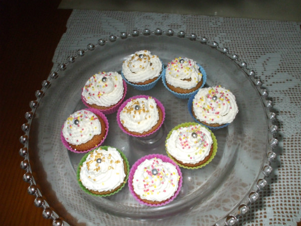 CUPCAKES DE CAFÉ Y NATA