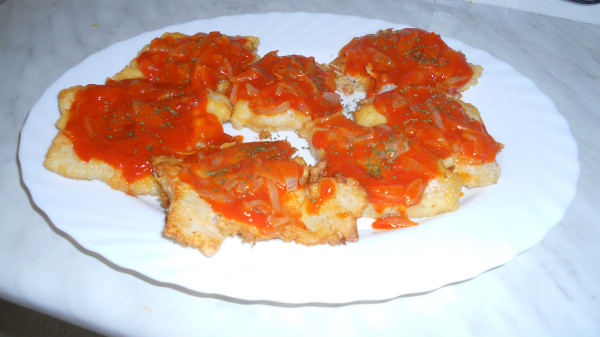 bacalao con tomate y cebolla