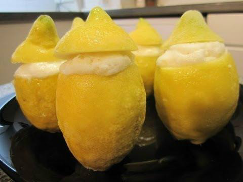 Receta de Limones helados