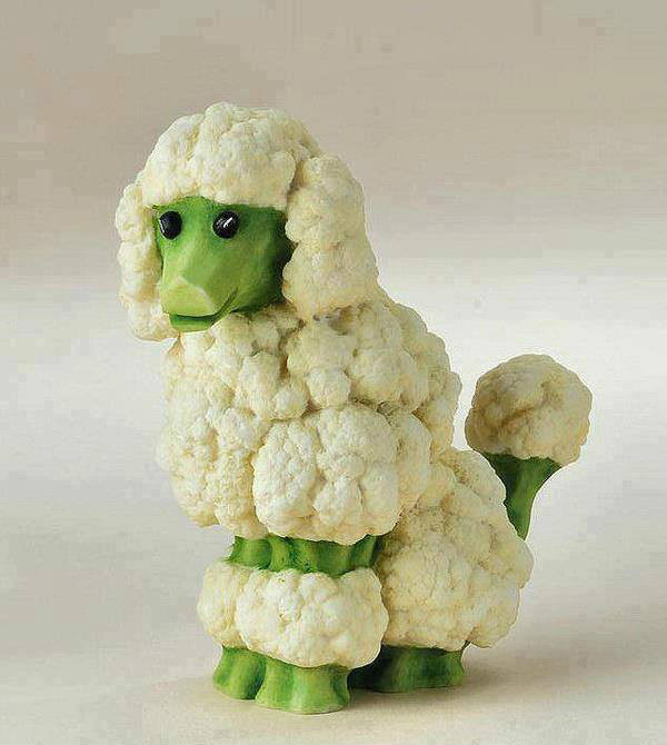 Macarrones con coliflor