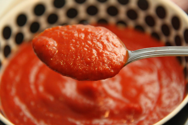 Salsa de tomate para pizza