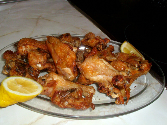 pollo frito al limon