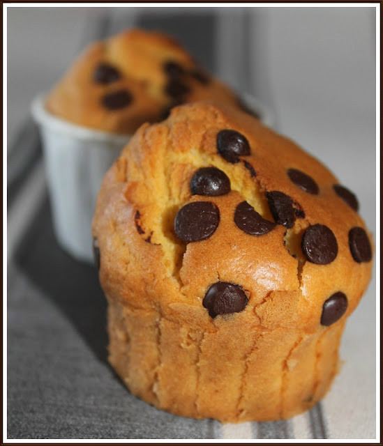 MUFFINS CON PEPITAS DE CHOCOLATE