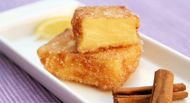 Leche frita de Madrid