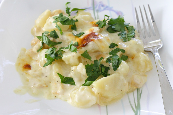 Bacalhau com natas