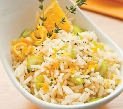 Arroz a la naranja