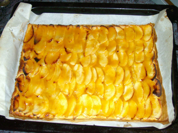La típica tarta de manzana