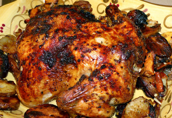 Picante pollo asado