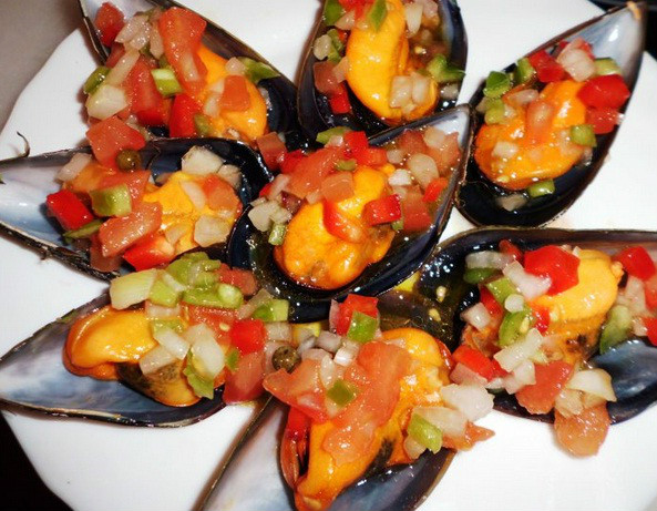 mejillones al vinagreta