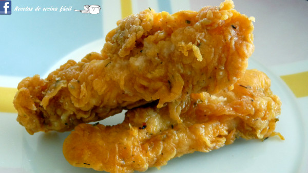 Pollo frito (Estilo Kentucky Fried Chicken - KFC)