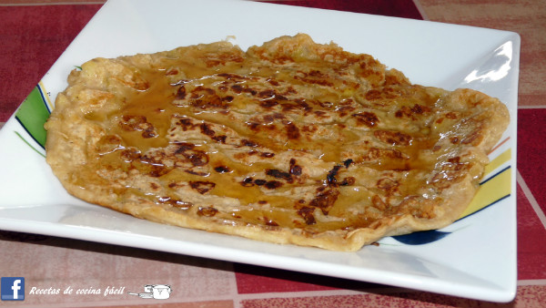 Tortitas de plátano con miel