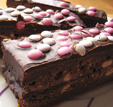 Brownie con Lacasitos