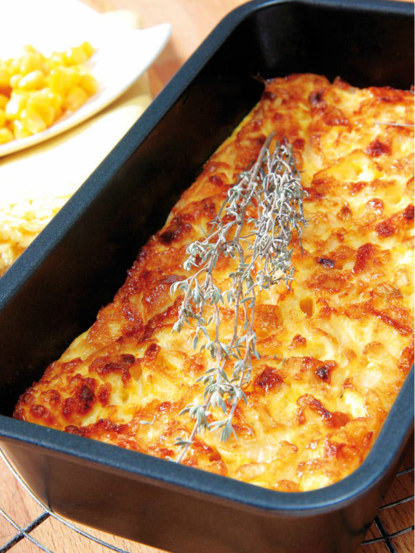 Gratinado de maíz y queso