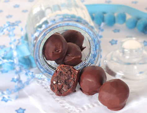 Trufas de Oreo bañadas en chocolate