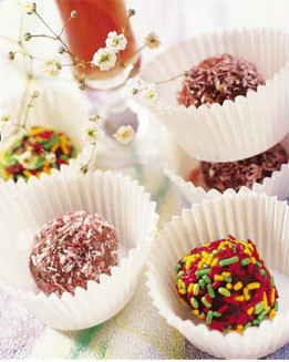 Trufas de colores