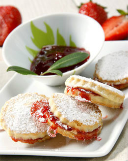 Galletas de mermelada del sabor que te dé la gana