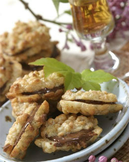 Galletas de arroz y chocolate