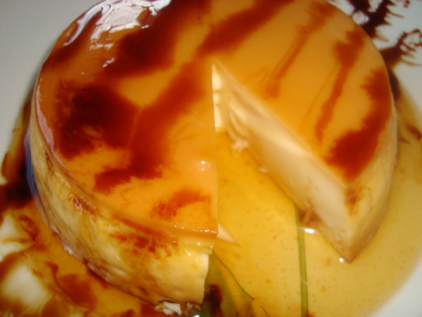 Flan en la olla