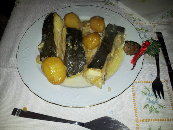 Rodaballo salvaje al horno con cava