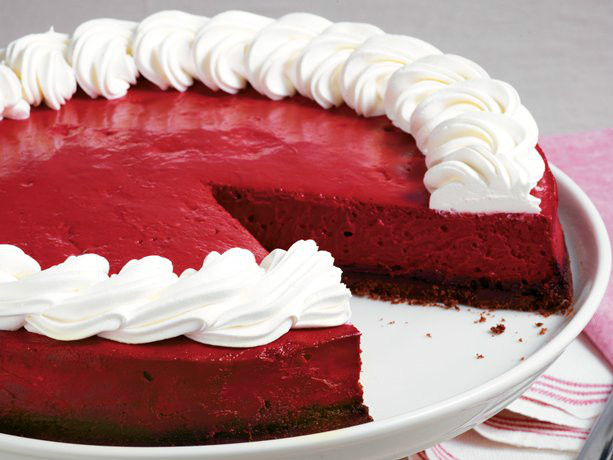 Cheesecake de terciopelo rojo